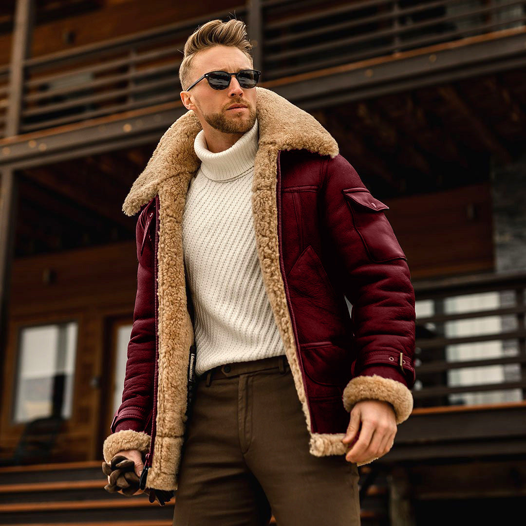 Blouson Bomber Matelassé avec Col Montant pour Hommes | Idéal pour l'Hiver