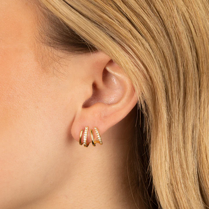 Boucles D’Oreilles avec Finition Brillante pour Femme | Idéales pour Les Occasions Spéciales
