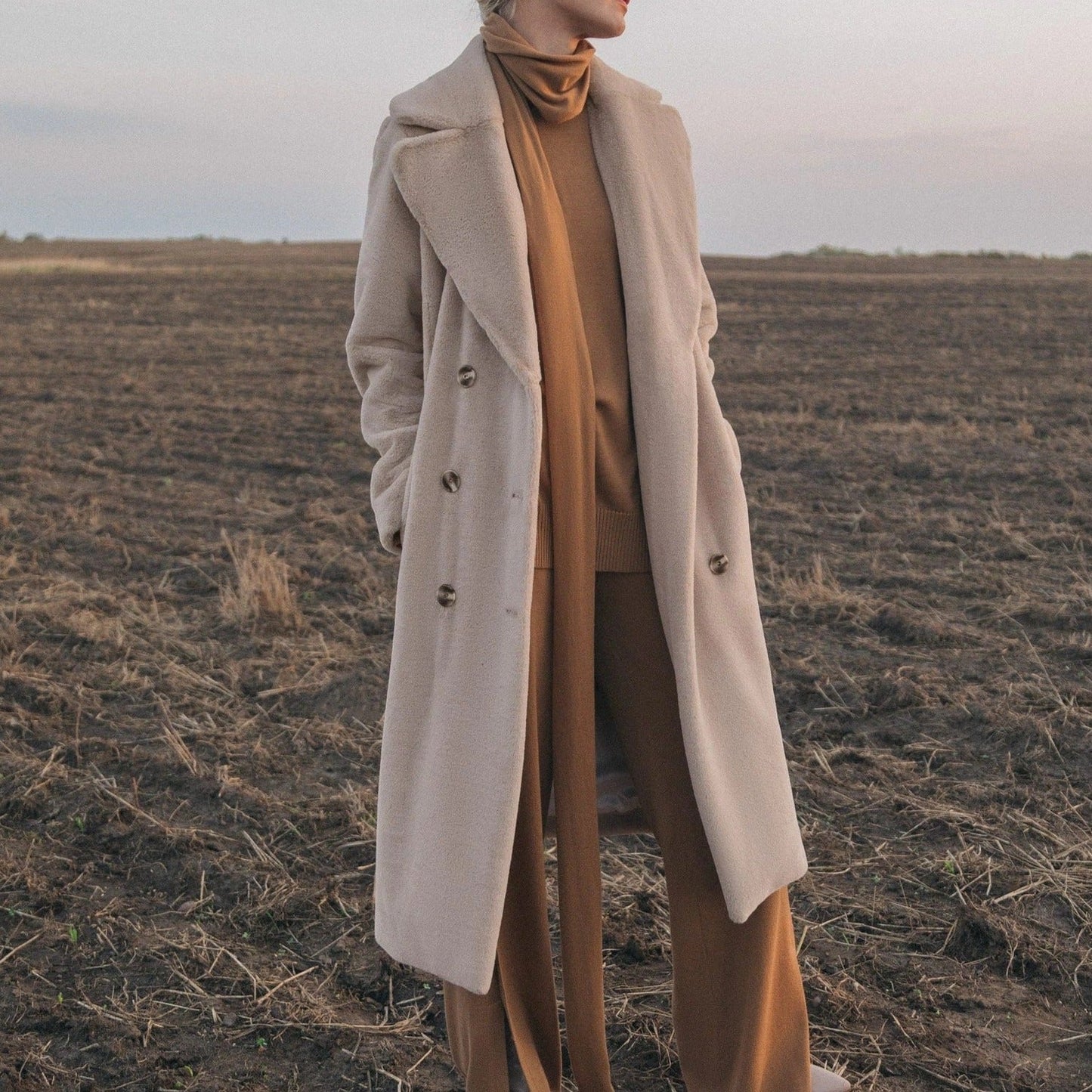Manteau Long avec Ceinture pour Femmes | Idéal pour La Saison Hivernale