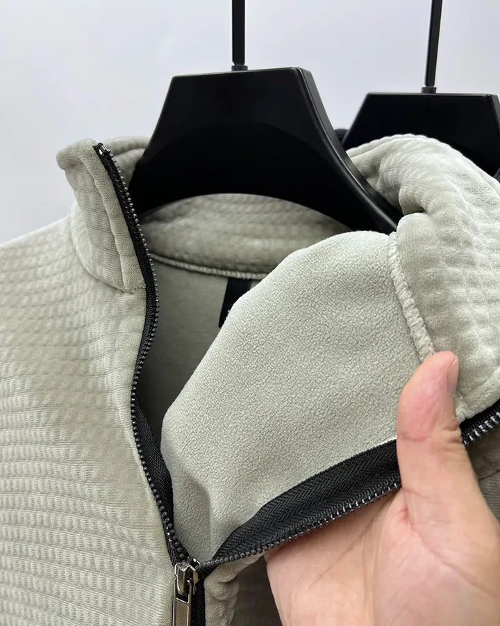 Pull à Demi-Zip pour Homme avec Coupe Confortable | Idéal pour les Journées Fraîches