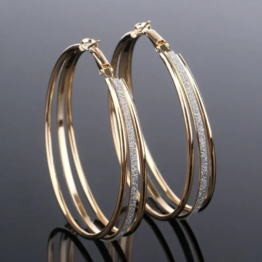 Boucles D’Oreilles Dorées Avec Design Vintage Pour Femmes | Idéales Pour Le Quotidien