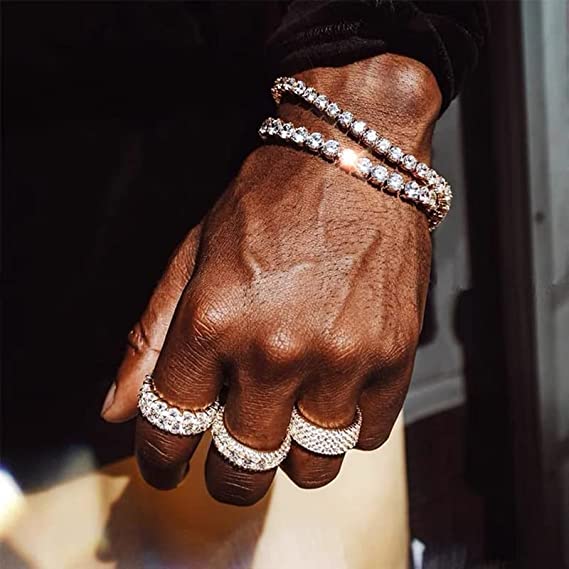 Bracelet À Maillons avec Fermoir Pliant pour Unisexe | Idéal pour Les Occasions Spéciales