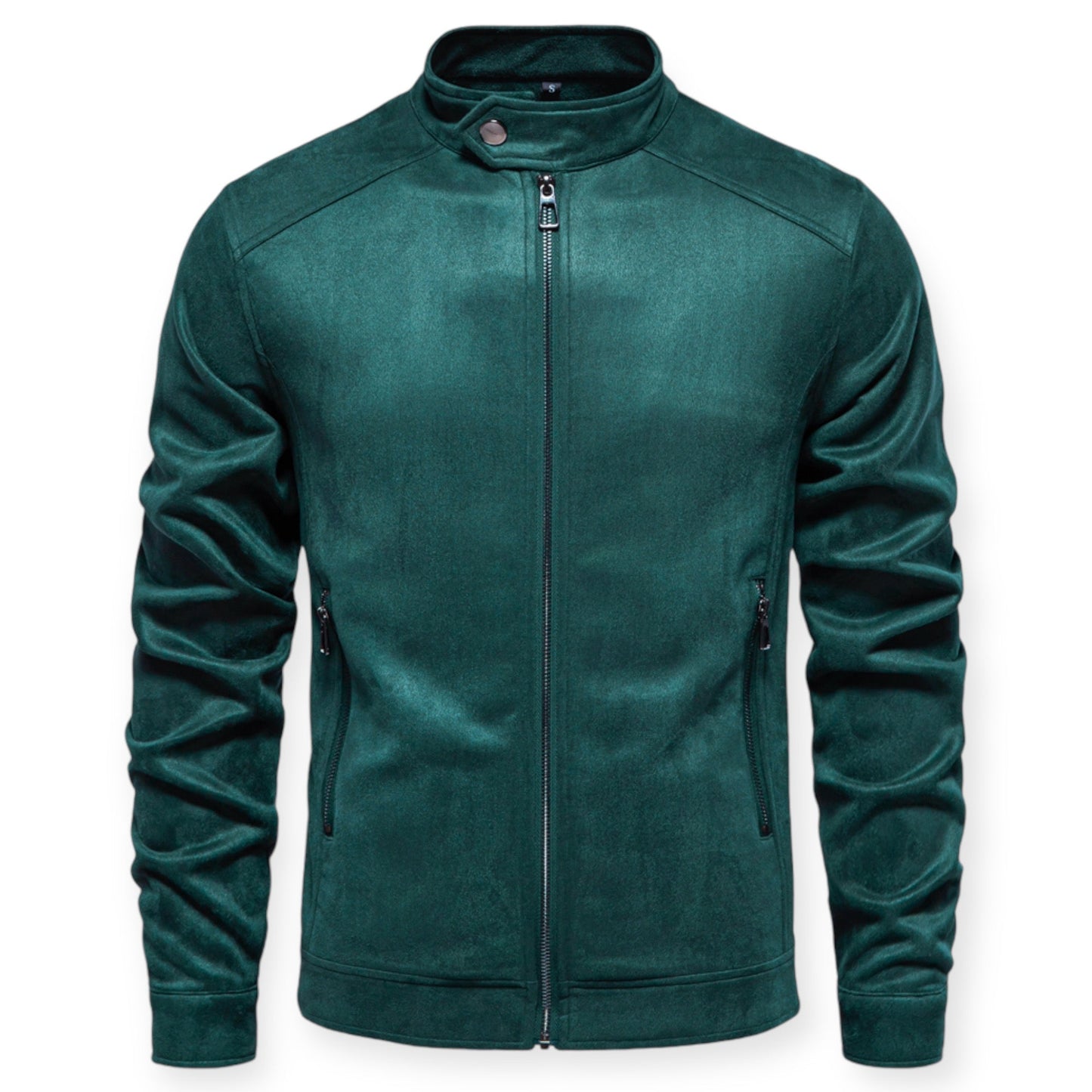 Veste Zippée À Col Montant pour Hommes | Idéale pour Les Sorties Quotidiennes