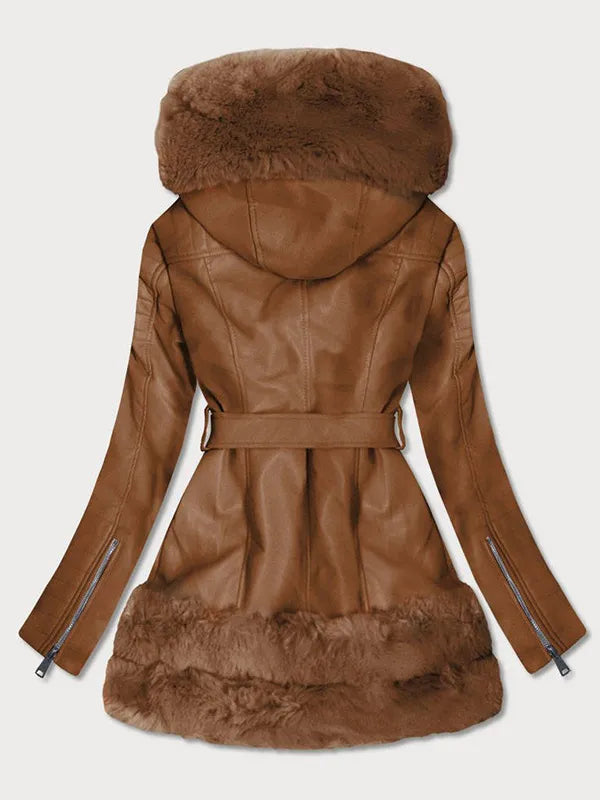 Veste À Capuche avec Finition Douce pour Femme | Idéale pour L’Hiver