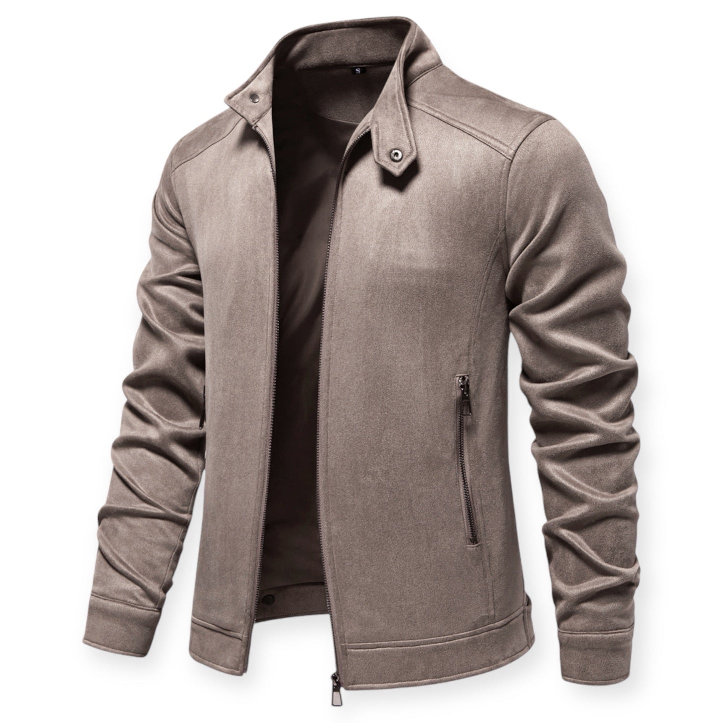 Veste Zippée À Col Montant pour Hommes | Idéale pour Les Sorties Quotidiennes