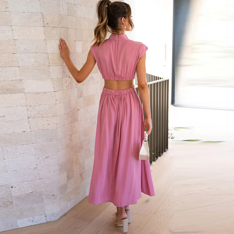 Robe Longue avec Coupe Classique pour Femme | Idéale pour les Sorties ou les Événements Décontractés