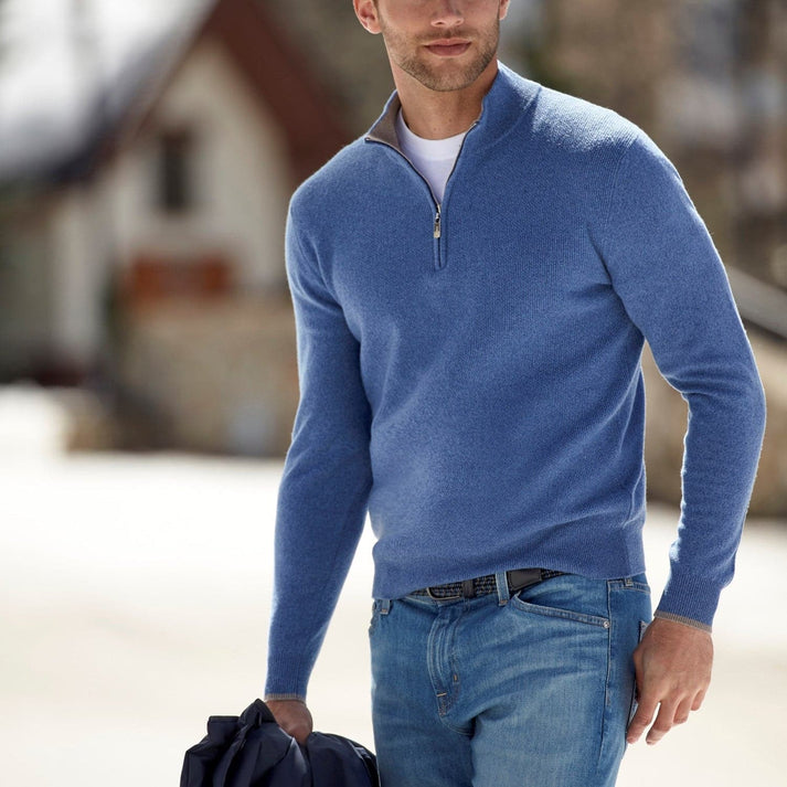 Pull Zippé pour Hommes | Idéal pour Un Usage Quotidien Et Les Occasions Décontractées