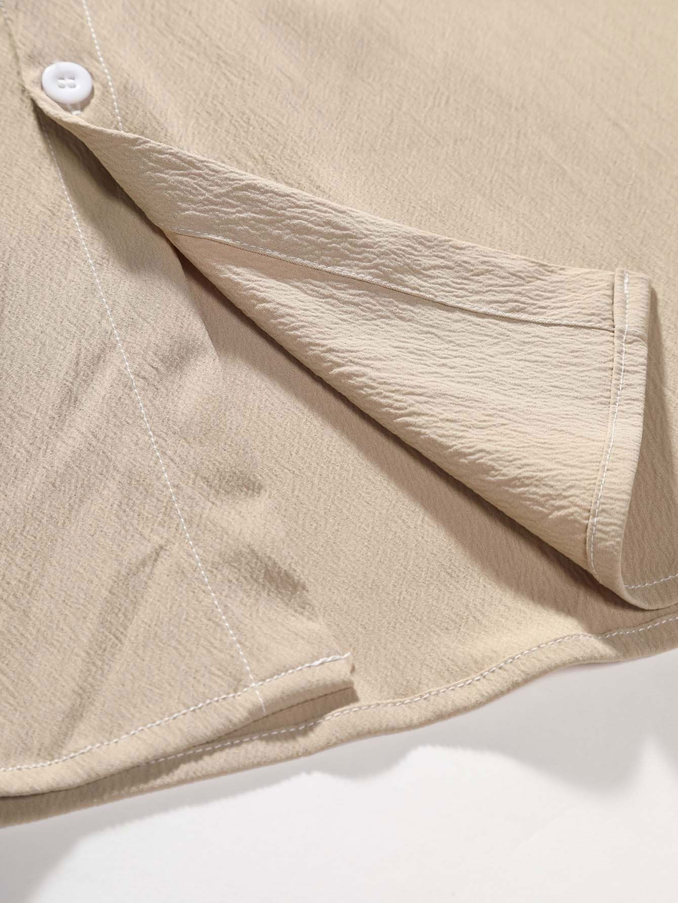 Chemise Col Officier Avec Fermeture Boutonnée Pour Homme | Idéale Pour Les Occasions Décontractées Ou Professionnelles