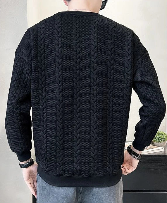 Sweatshirt Oversize avec Logo Poitrine pour Homme Grande Taille | Idéal pour les Looks Streetwear