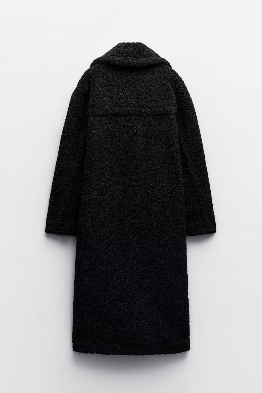 Manteau Long avec Revers et Double Boutonnage pour Femme | Idéal pour l’Hiver
