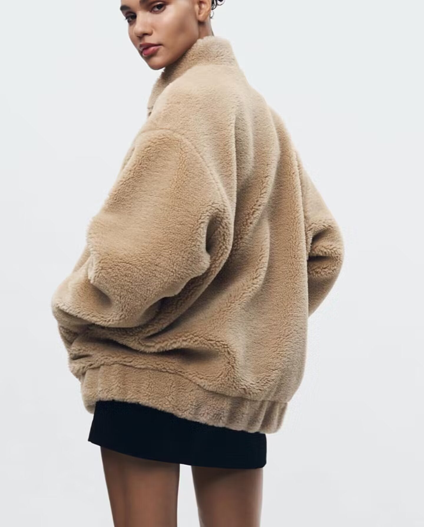 Veste avec Coupe Ample et Col Souple pour Femme | Idéal pour l’Hiver