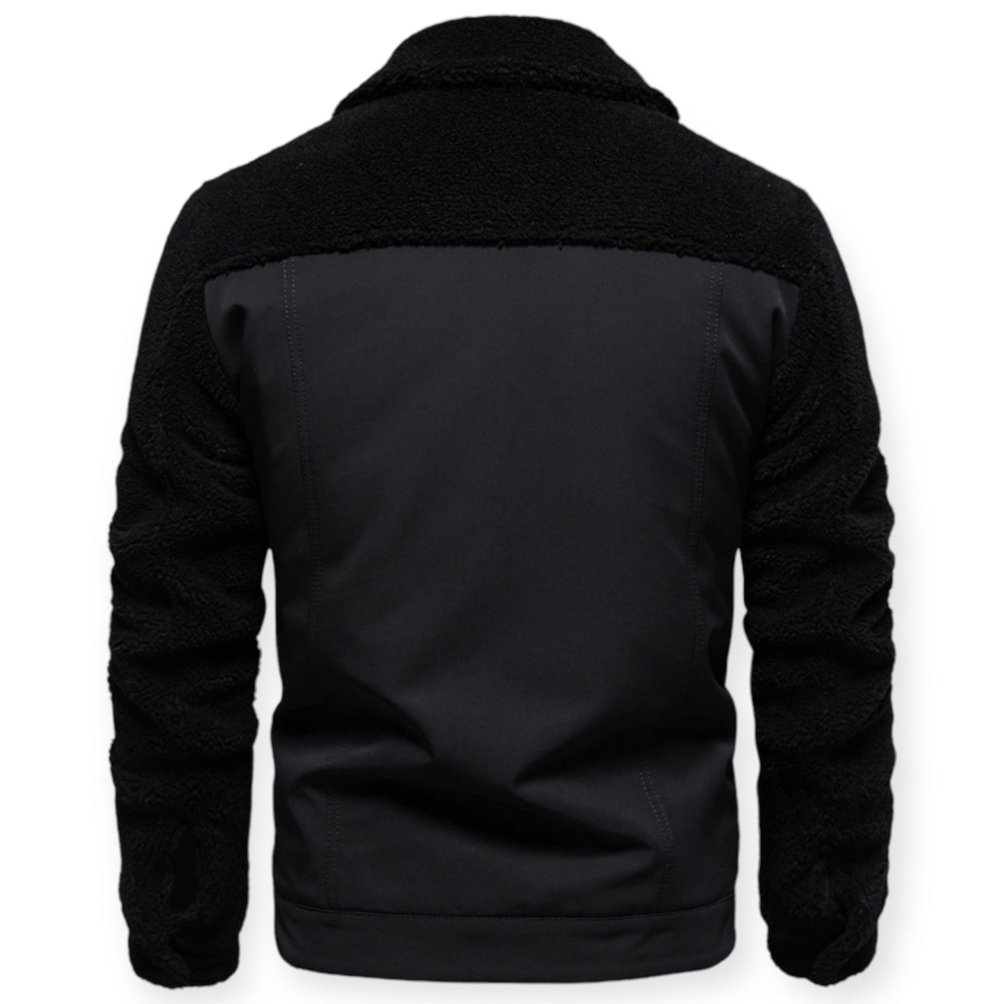 Veste Isolée avec Doublure Et Fermeture À Pression pour Hommes | Idéale pour Les Journées Froides