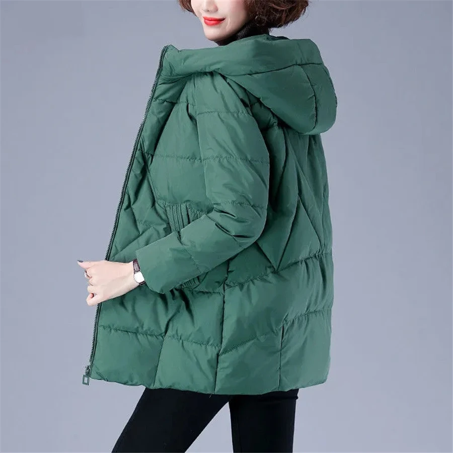 Veste Matelassée À Col Rond avec Motif Côtelé pour Femme | Idéale pour La Saison Automne-Hiver