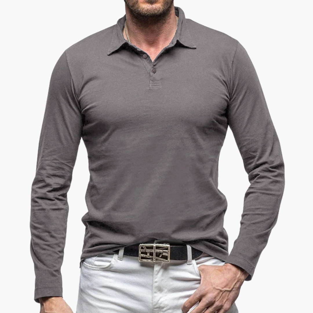 Polo Slim Fit à Manches Longues pour Homme | Idéale pour un Usage Quotidien et Semi-Formel