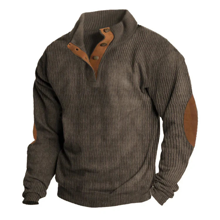 Pull à Manches Longues pour Homme avec Coupe Confortable | Idéal pour Activités Extérieures