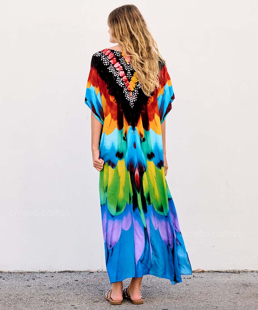 Caftan Ample à Coupe Fluide pour Femme | Idéal pour les Journées Décontractées et les Sorties Estivales