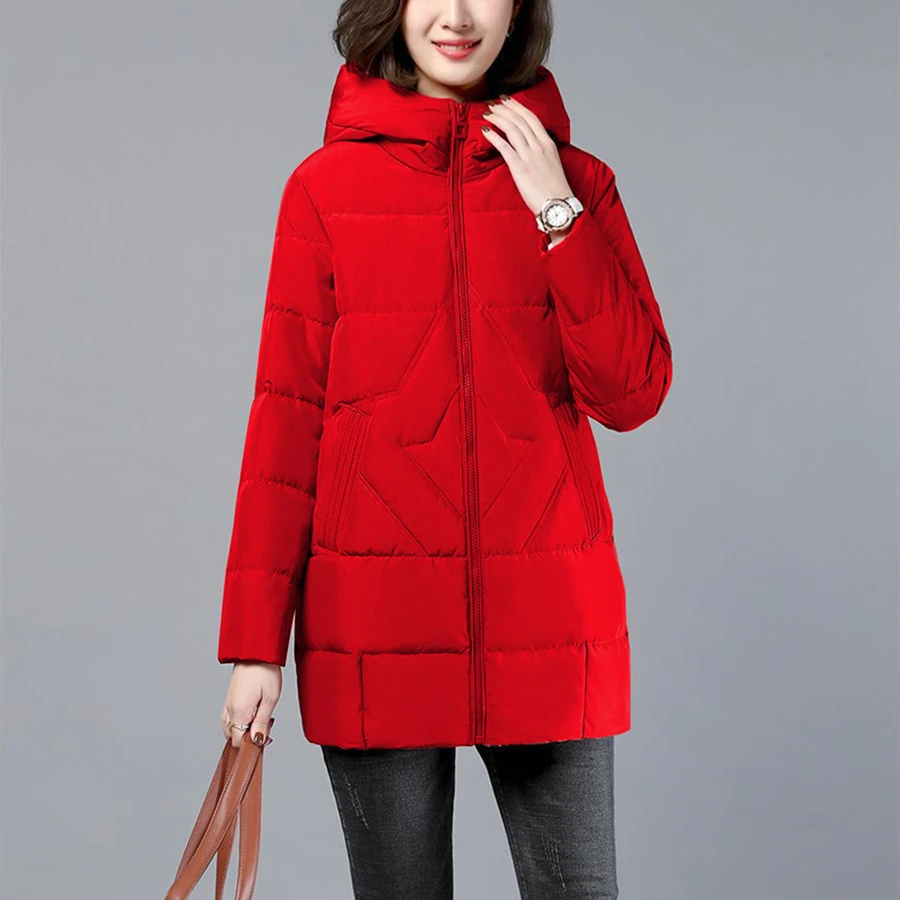 Veste Matelassée À Col Rond avec Motif Côtelé pour Femme | Idéale pour La Saison Automne-Hiver