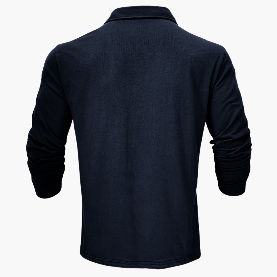 Polo Slim Fit à Manches Longues pour Homme | Idéale pour un Usage Quotidien et Semi-Formel