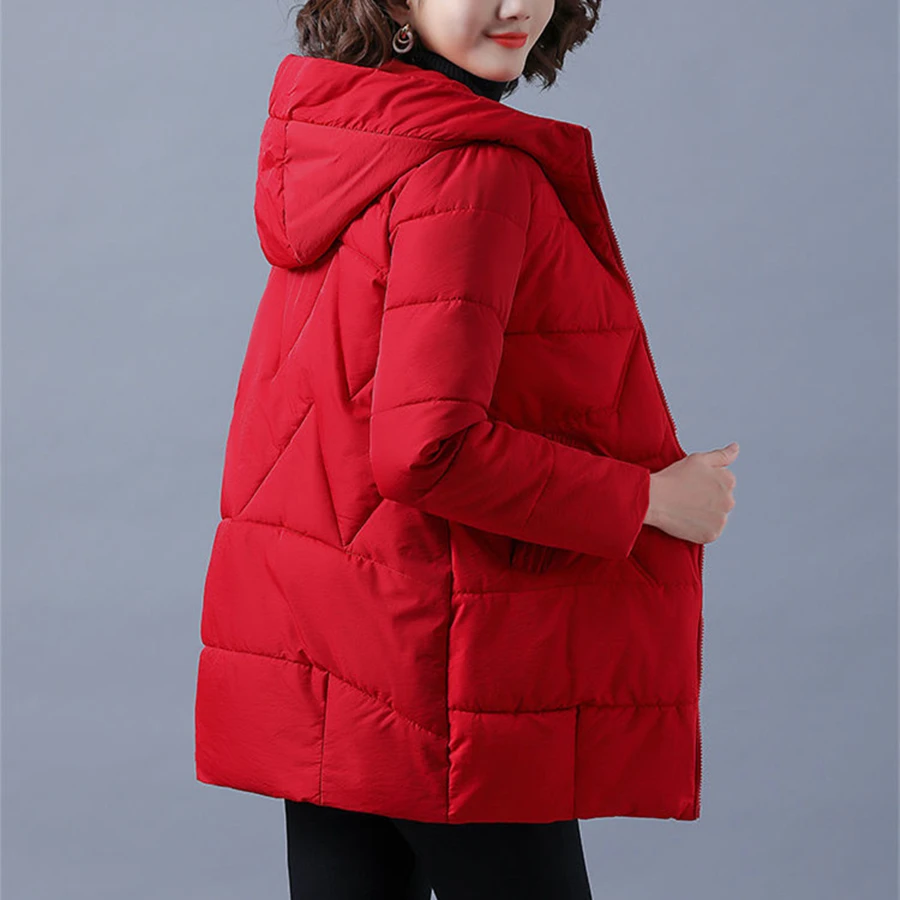Veste Matelassée À Col Rond avec Motif Côtelé pour Femme | Idéale pour La Saison Automne-Hiver