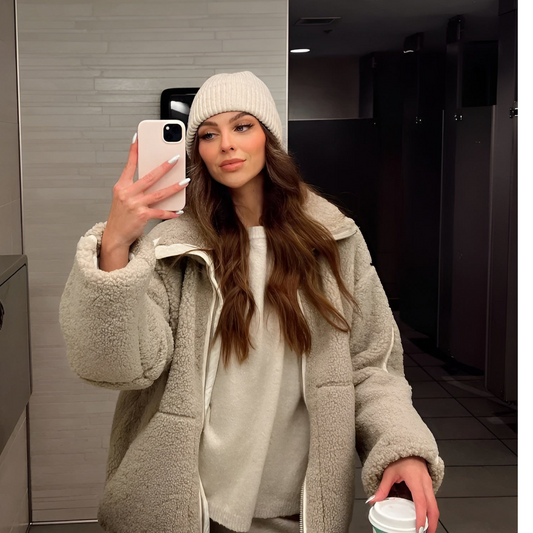 Manteau d’Hiver à Coupe Régulière pour Femme | Idéal par Temps Froid