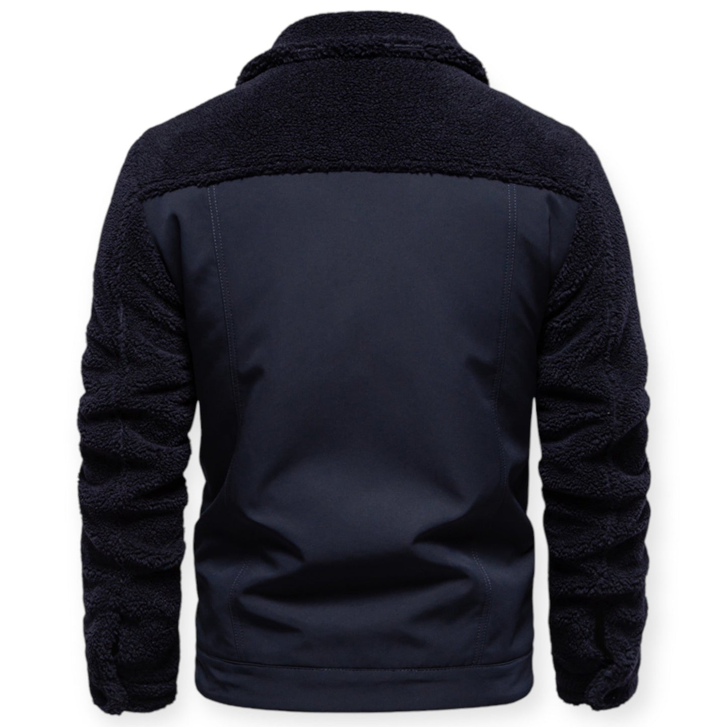Veste Isolée avec Doublure Et Fermeture À Pression pour Hommes | Idéale pour Les Journées Froides