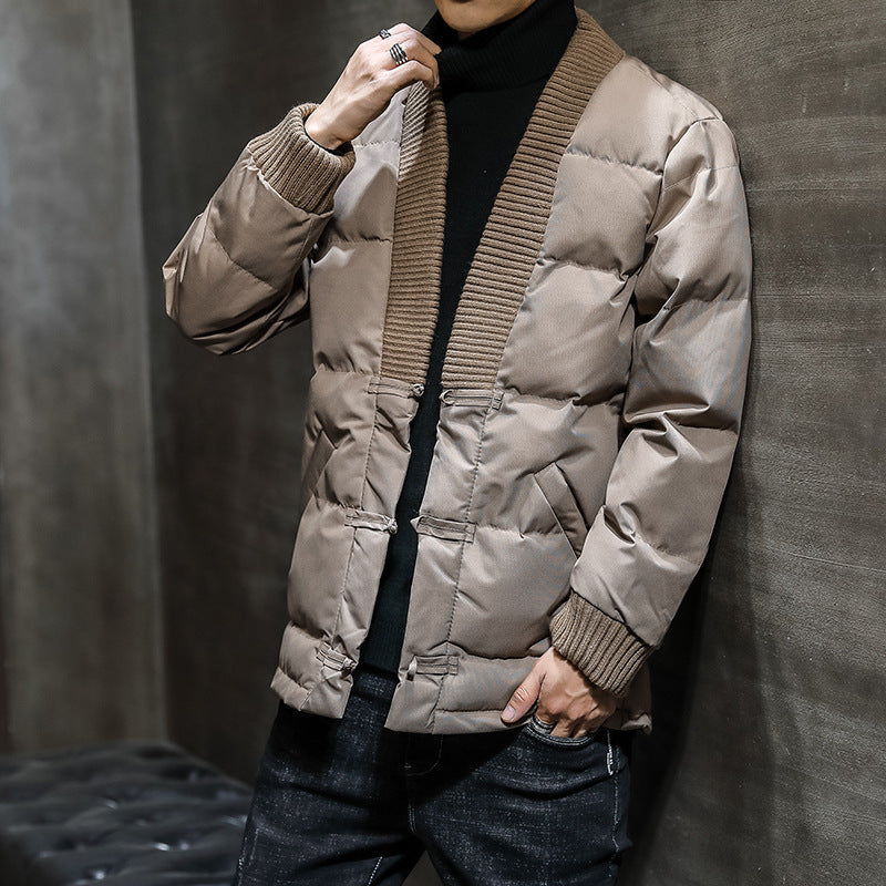 Veste Hiver Zippée Sans Capuche pour Homme | Idéale pour Temps Froid