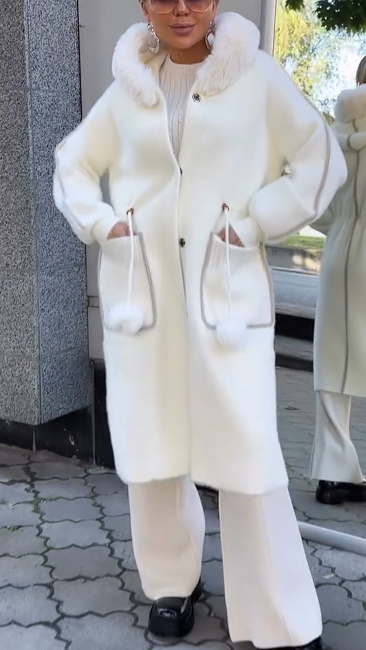 Manteau À Capuche avec Cordon De Serrage pour Femme | Idéal pour La Mi-Saison