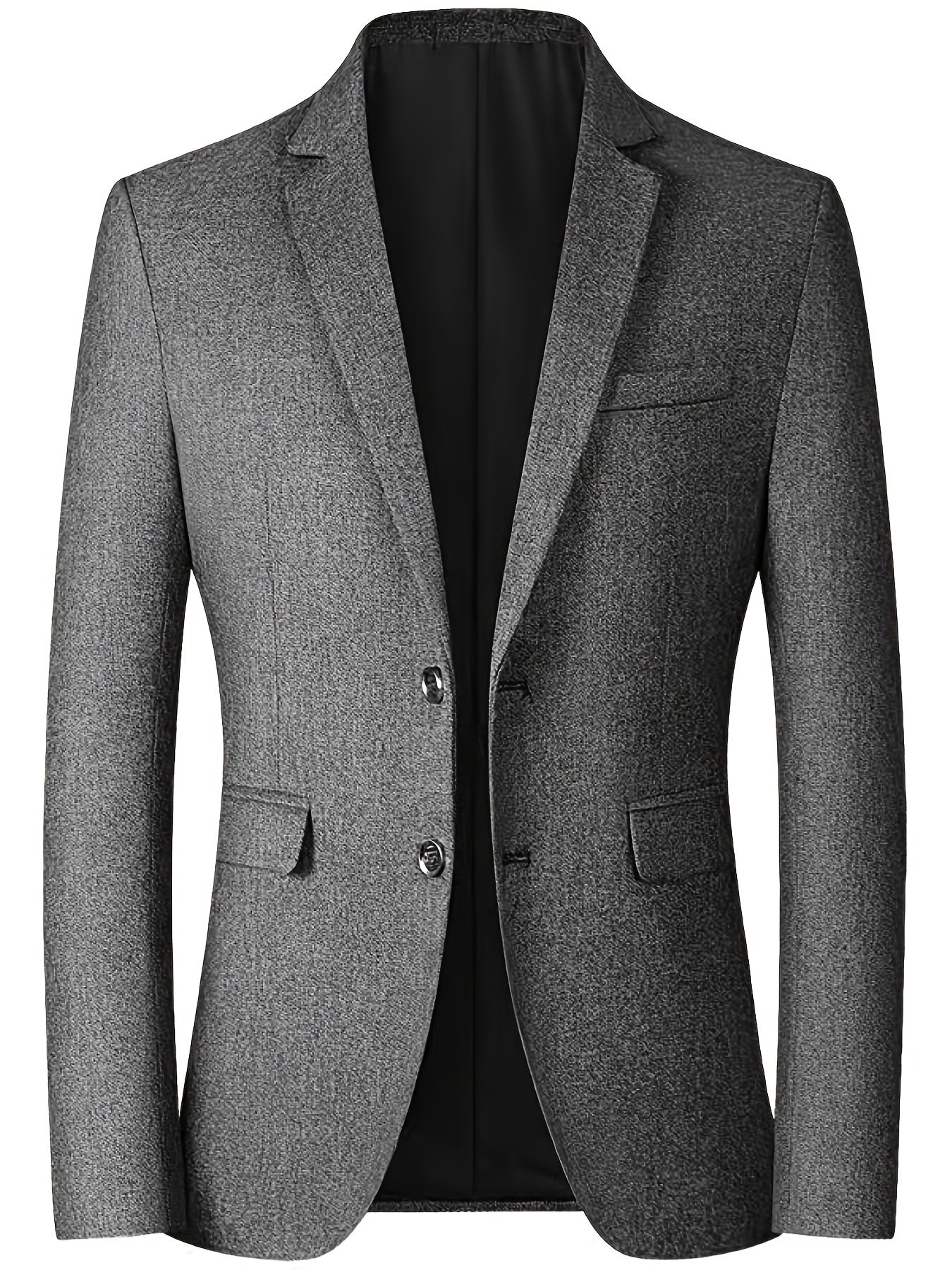 Blazer Slim-Fit avec Fermeture à Deux Boutons pour Homme | Idéal pour les Occasions Professionnelles et Formelles