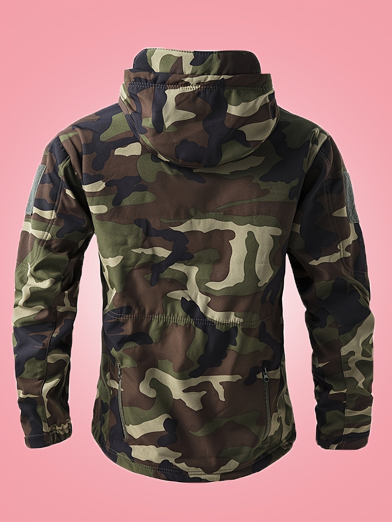 Coupe-Vent Camouflage à Capuche pour Hommes | Idéal pour l’Hiver