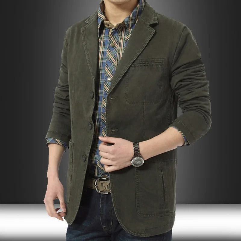 Blazer avec Coupe Structurée pour Homme | Idéal pour Affaires et Occasions Formelles