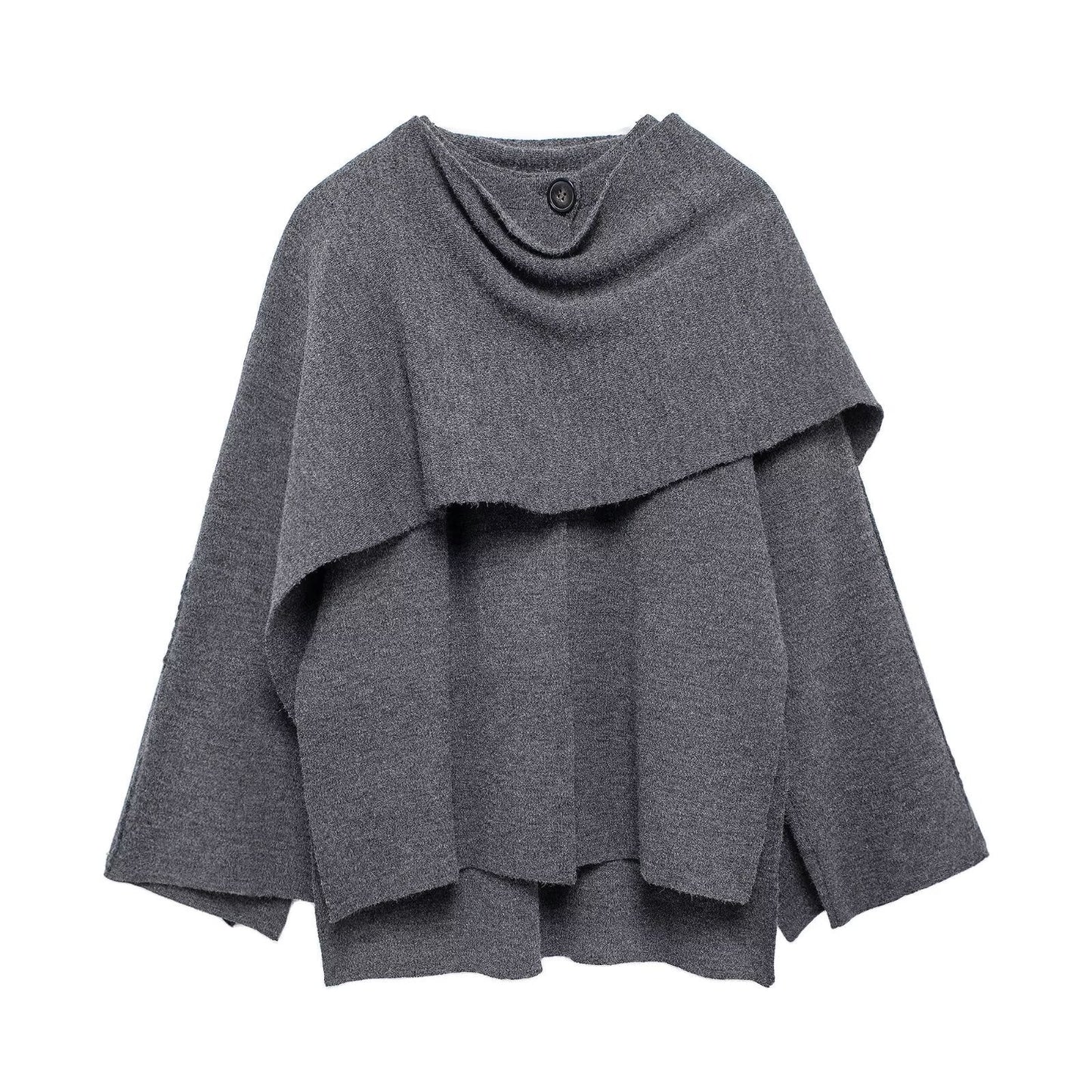 Cape Coat avec Coupe Fluide pour Femme | Idéal pour l’Automne