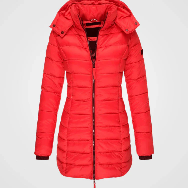 Manteau Long Matelassée à Capuche pour Femme | Idéale pour l’Hiver