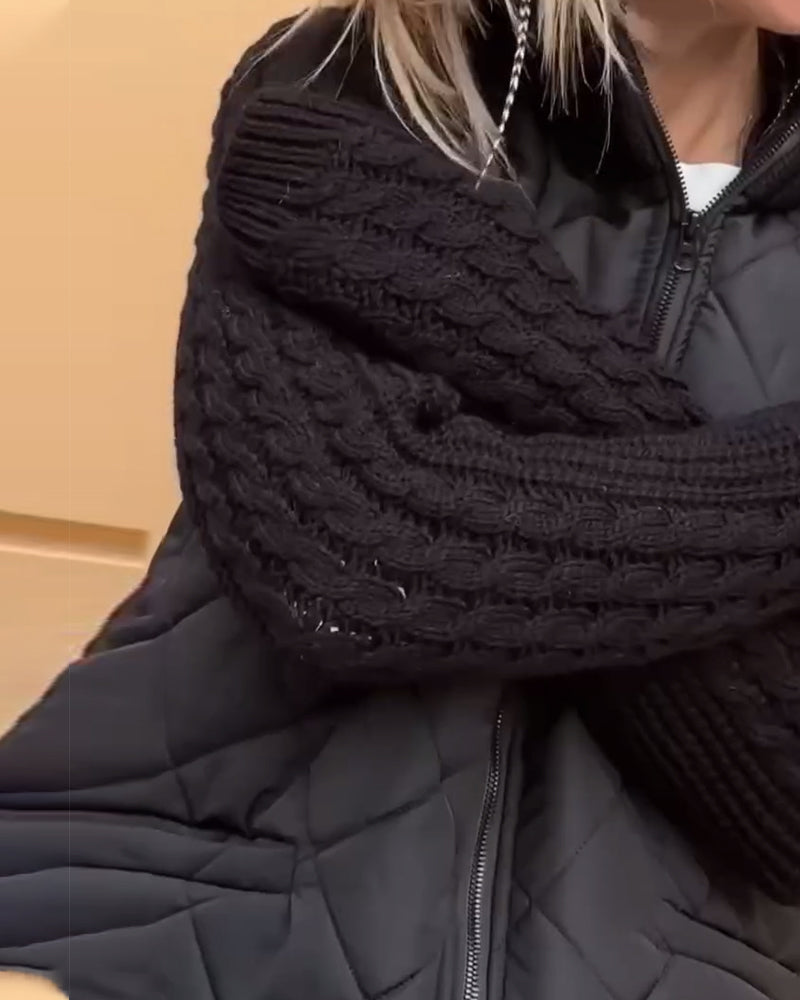 Veste Zippée à Col Haut pour Femme | Idéale pour la Saison d’Hiver
