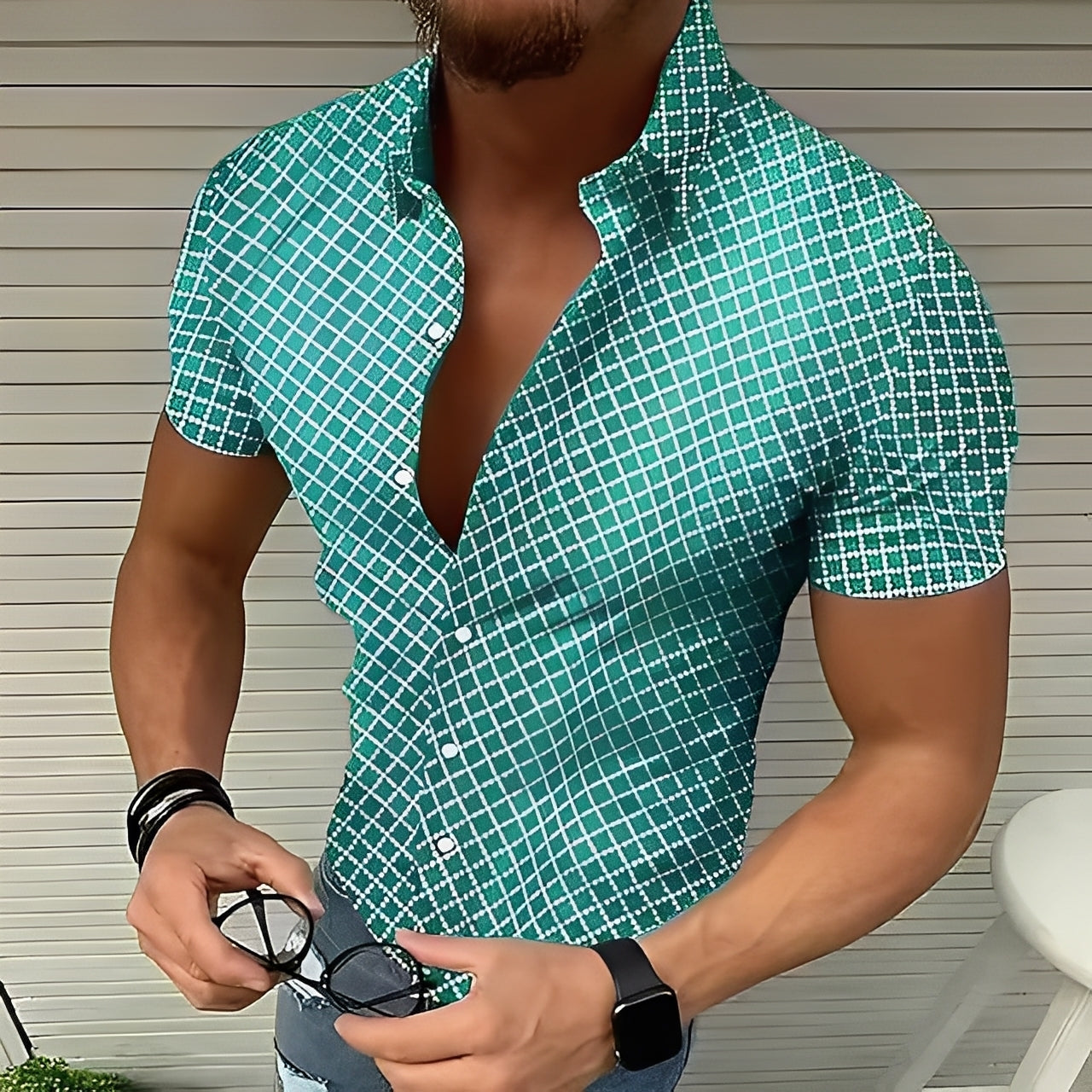 Chemise À Col Classique avec Manches Longues pour Homme | Idéale pour Un Usage Quotidien