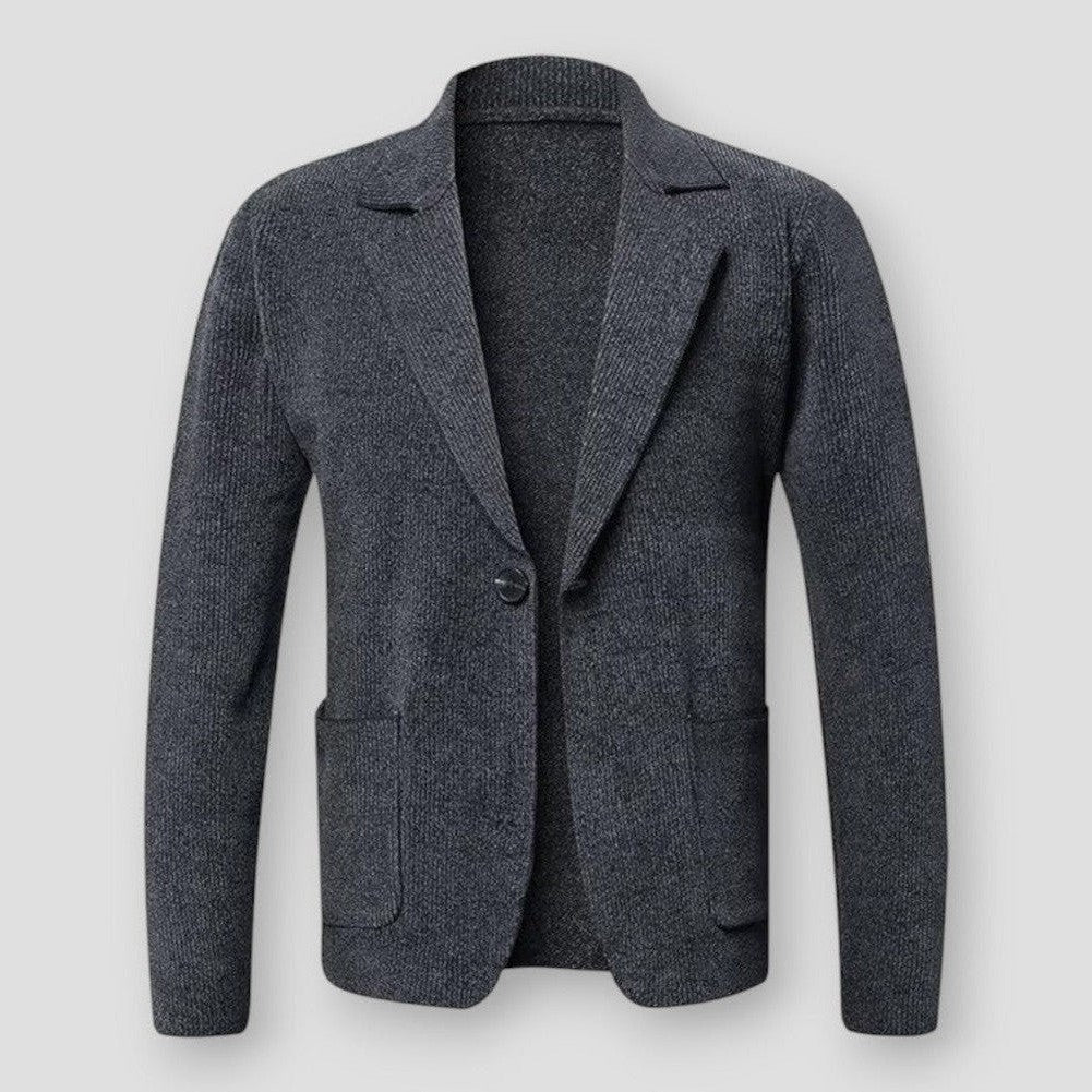 Blazer avec Col à Revers et Fermeture à Boutons pour Homme | Idéal pour Toutes les Saisons