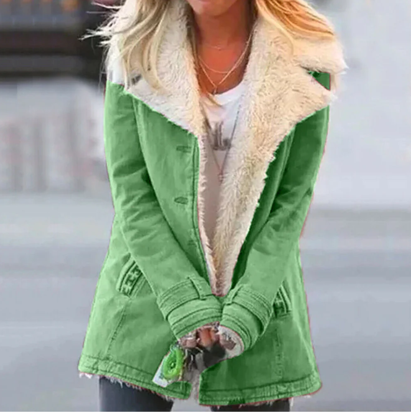 Manteau d’Hiver Long avec Manches Longues pour Femme | Idéal pour la Saison Froide