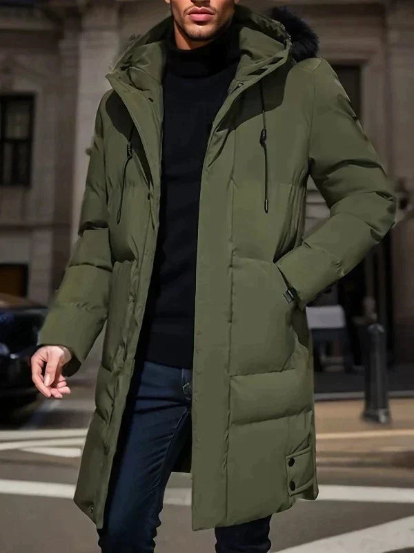 Parka avec Capuche Et Poches Multiples pour Homme | Idéal pour L’Hiver