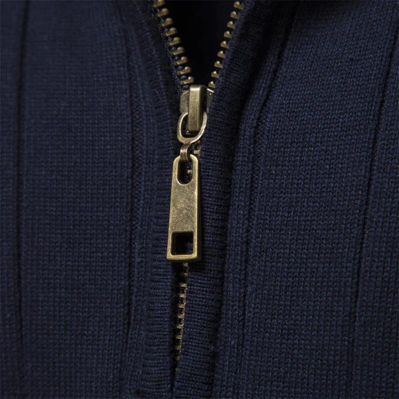 Pull à Demi-Fermeture Zippée à Manches Longues pour Homme | Idéal pour un Usage Quotidien