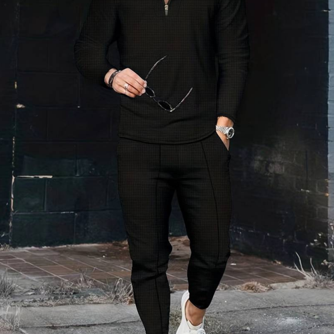 Ensemble Décontracté avec Veste Et Pantalon pour Hommes | Idéal pour Les Occasions Informelles