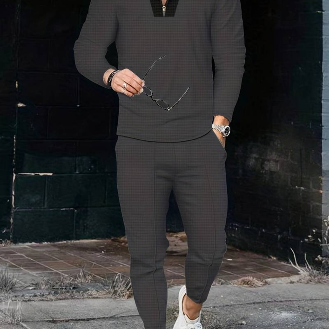 Ensemble Décontracté avec Veste Et Pantalon pour Hommes | Idéal pour Les Occasions Informelles
