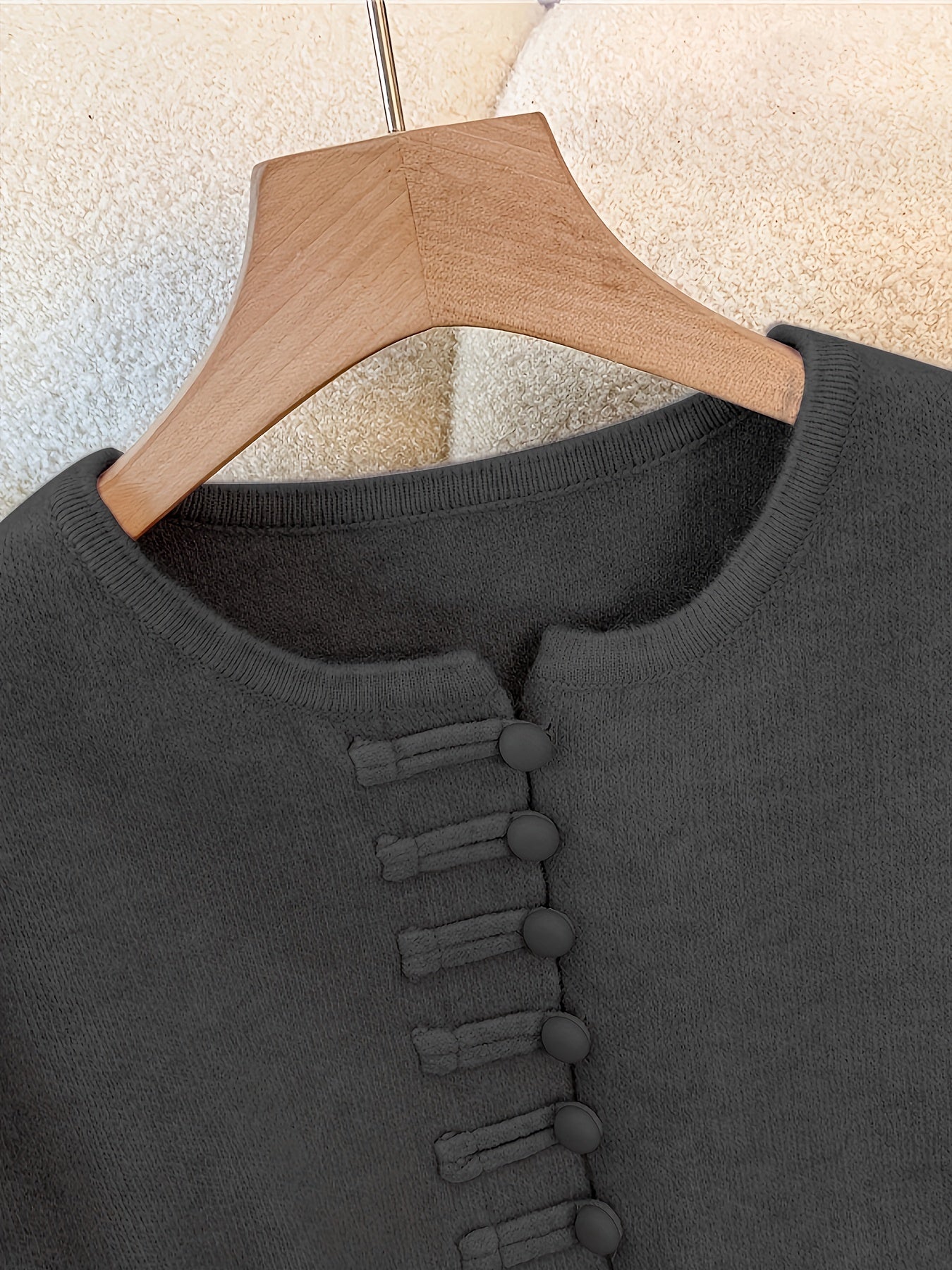 Ensemble Deux Pièces avec Cardigan à Manches Longues et Jupe Mi-Longue Taille Élastique pour Femme | Idéal pour Automne et Hiver