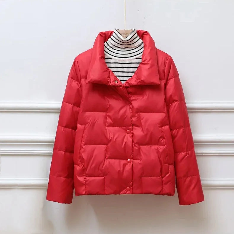 Veste Matelassée d’Hiver avec Détails Capitonnés pour Femme | Idéale pour la Saison Froide