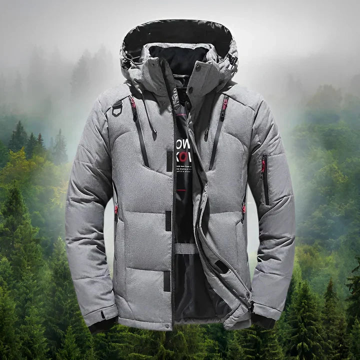 Parka Longue avec Capuche Amovible pour Homme | Idéale pour l’Hiver