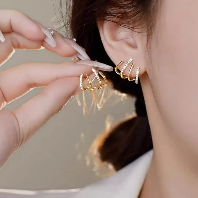 Boucles D’Oreilles avec Finition Brillante pour Femme | Idéales pour Les Occasions Spéciales