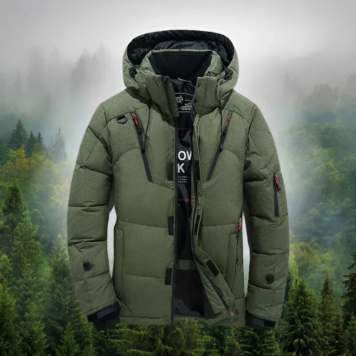 Parka Longue avec Capuche Amovible pour Homme | Idéale pour l’Hiver