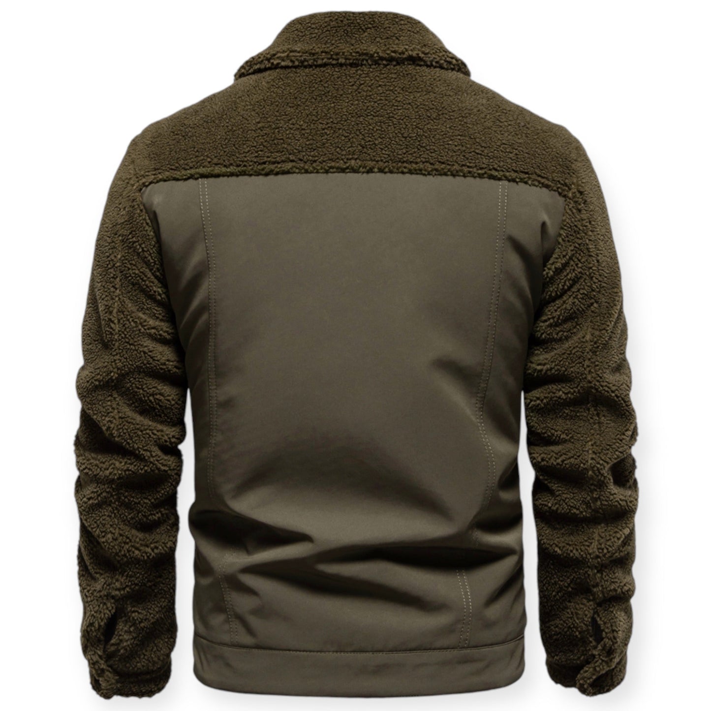 Veste Isolée avec Doublure Et Fermeture À Pression pour Hommes | Idéale pour Les Journées Froides