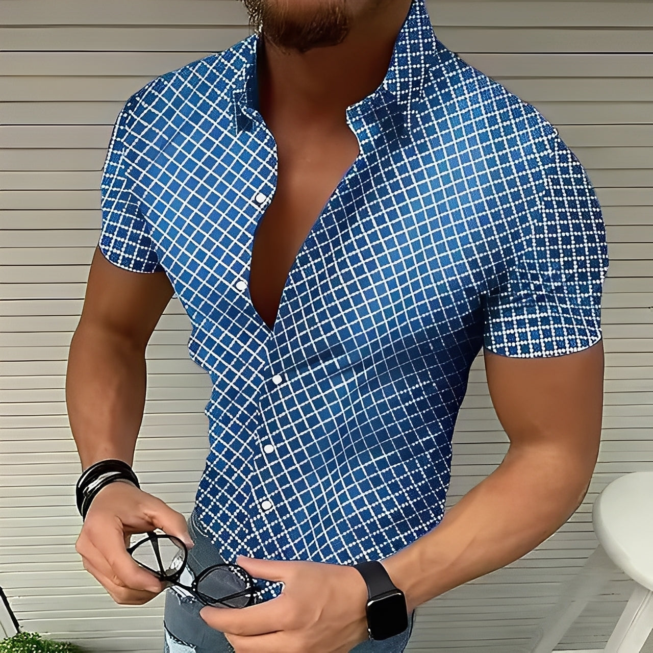 Chemise À Col Classique avec Manches Longues pour Homme | Idéale pour Un Usage Quotidien