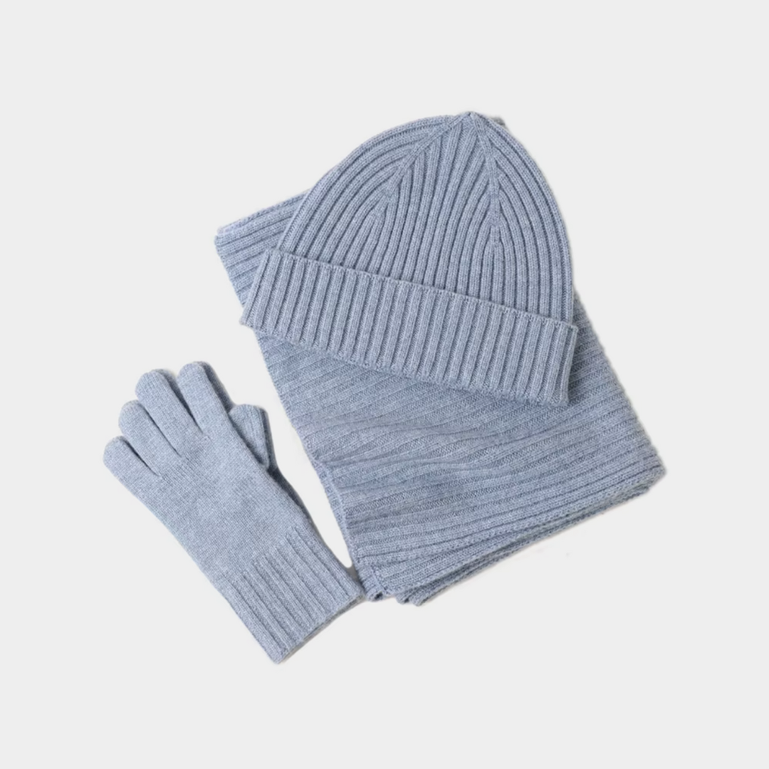 Ensemble Bonnet, Écharpe Et Gants pour Adulte | Idéal pour L’Hiver