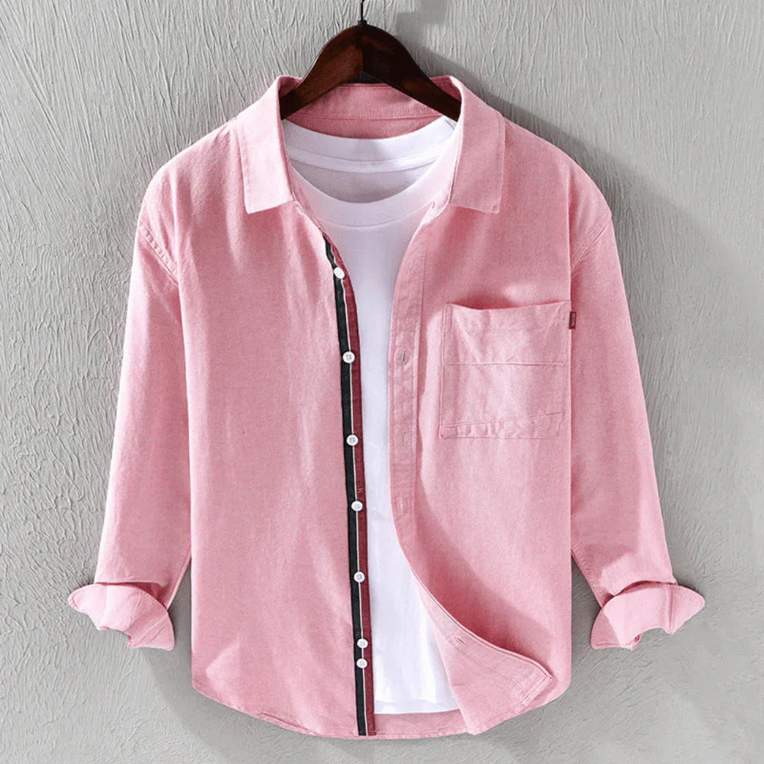 Chemise À Manches Longues avec Coupe Classique pour Homme | Idéale pour Le Quotidien Et Les Occasions Formelles