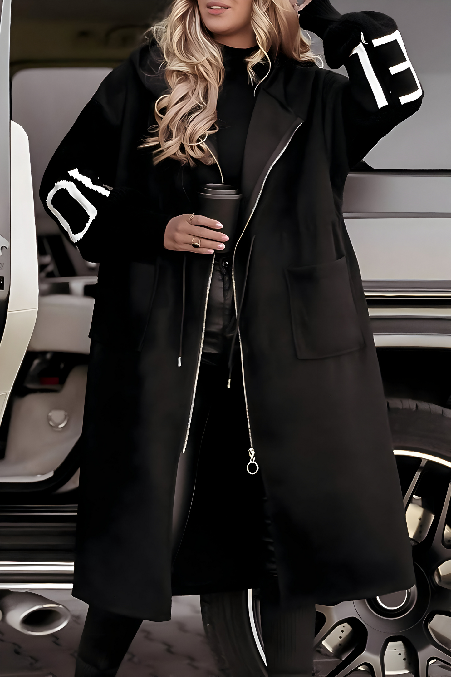 Manteau-Cardigan Long à Capuche pour Femmes | Idéal pour les Sorties Quotidiennes et les Soirées Décontractées